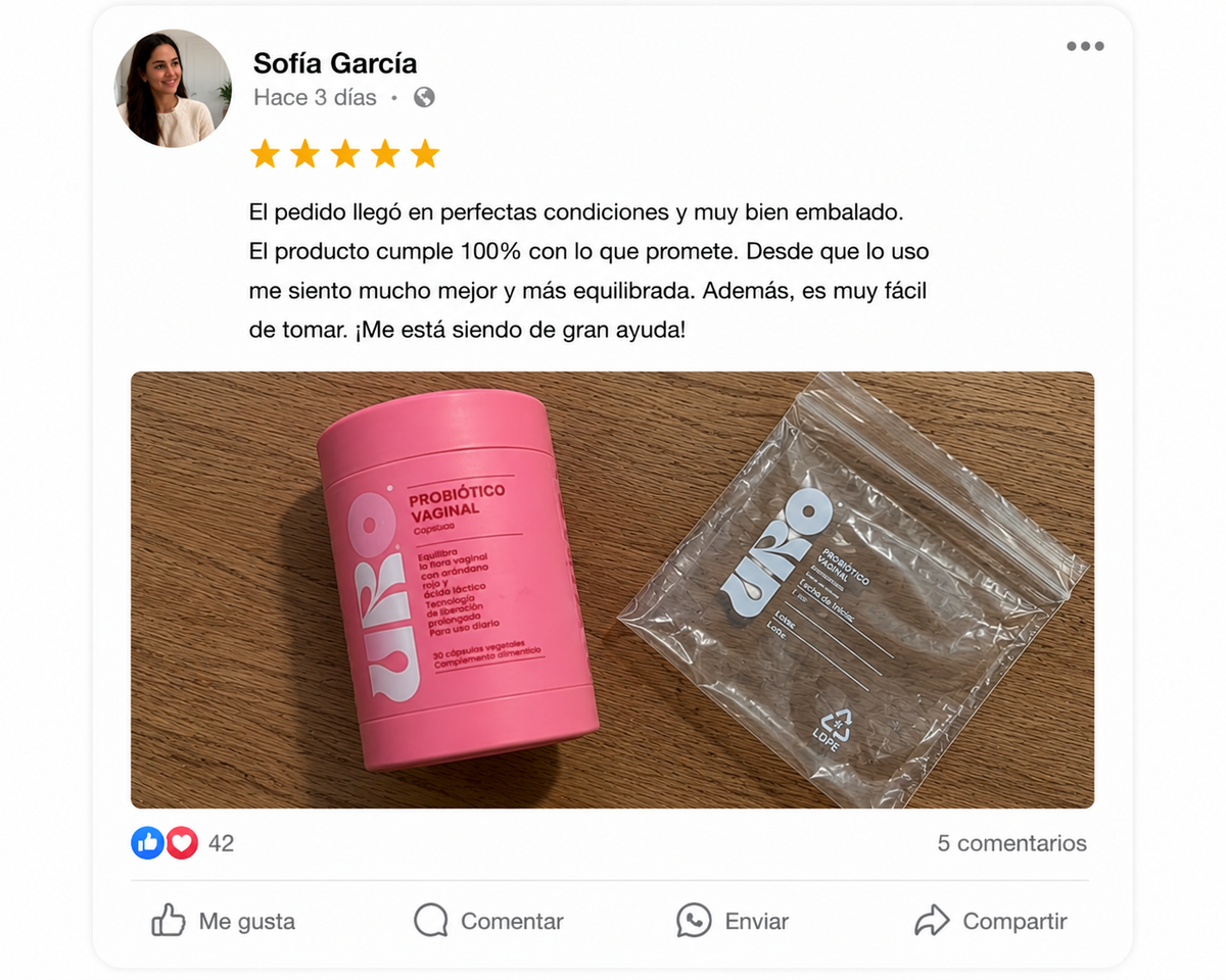 Opinión de clienta