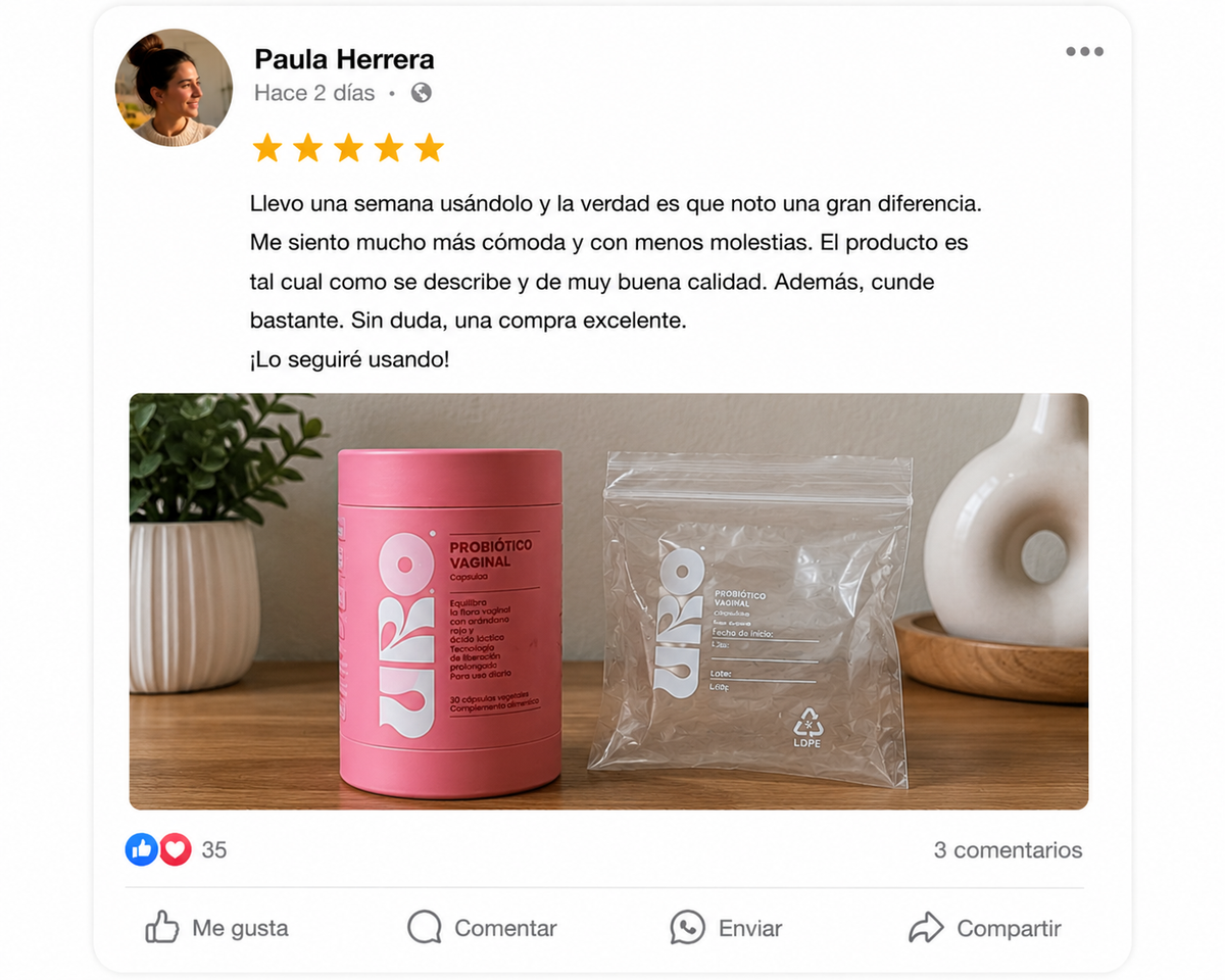 Opinión de clienta
